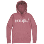  "Got Dragons?" hoodie, 3XL, Mauve