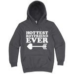  "Hottest Boyfriend Ever, White" hoodie, 3XL, Storm