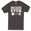  "Hottest Boyfriend Ever, White" men's t-shirt Charcoal