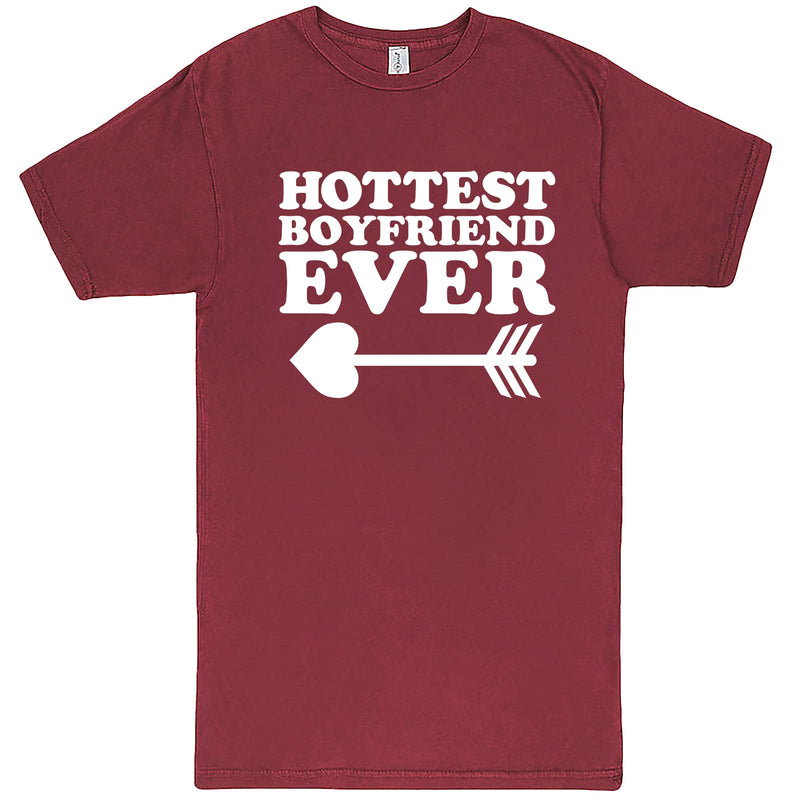  "Hottest Boyfriend Ever, White" men's t-shirt Vintage Brick