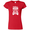  "Husband Daddy Hero Gamer" women's t-shirt Red