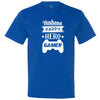  "Husband Daddy Hero Gamer" men's t-shirt Royal-Blue