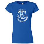  "Hardcore Gamer, Classically Trained" women's t-shirt Royal Blue