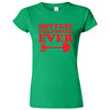  "Hottest Girlfriend Ever, Red" women's t-shirt Irish Green