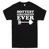  "Hottest Girlfriend Ever, White" men's t-shirt Black