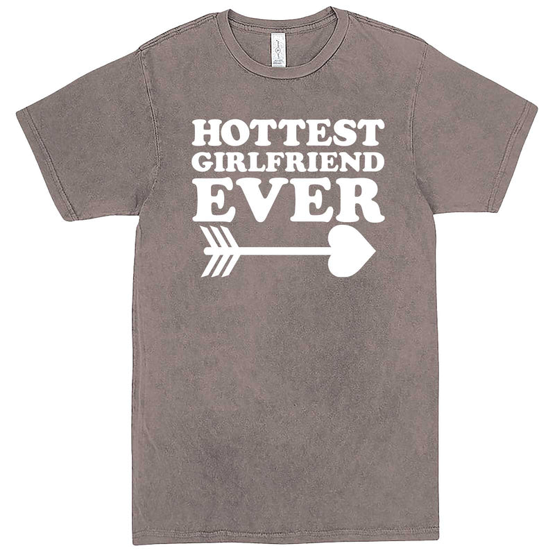  "Hottest Girlfriend Ever, White" men's t-shirt Vintage Zinc