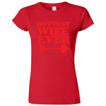  "Hottest Wife Ever, Red" women's t-shirt Red