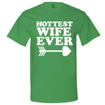  "Hottest Wife Ever, White" men's t-shirt Irish-Green