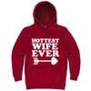  "Hottest Wife Ever, White" hoodie, 3XL, Paprika