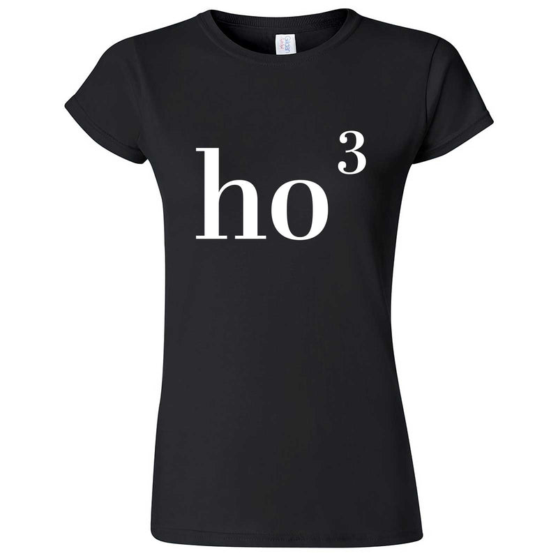 "Ho(3) Ho Ho" women's t-shirt Black