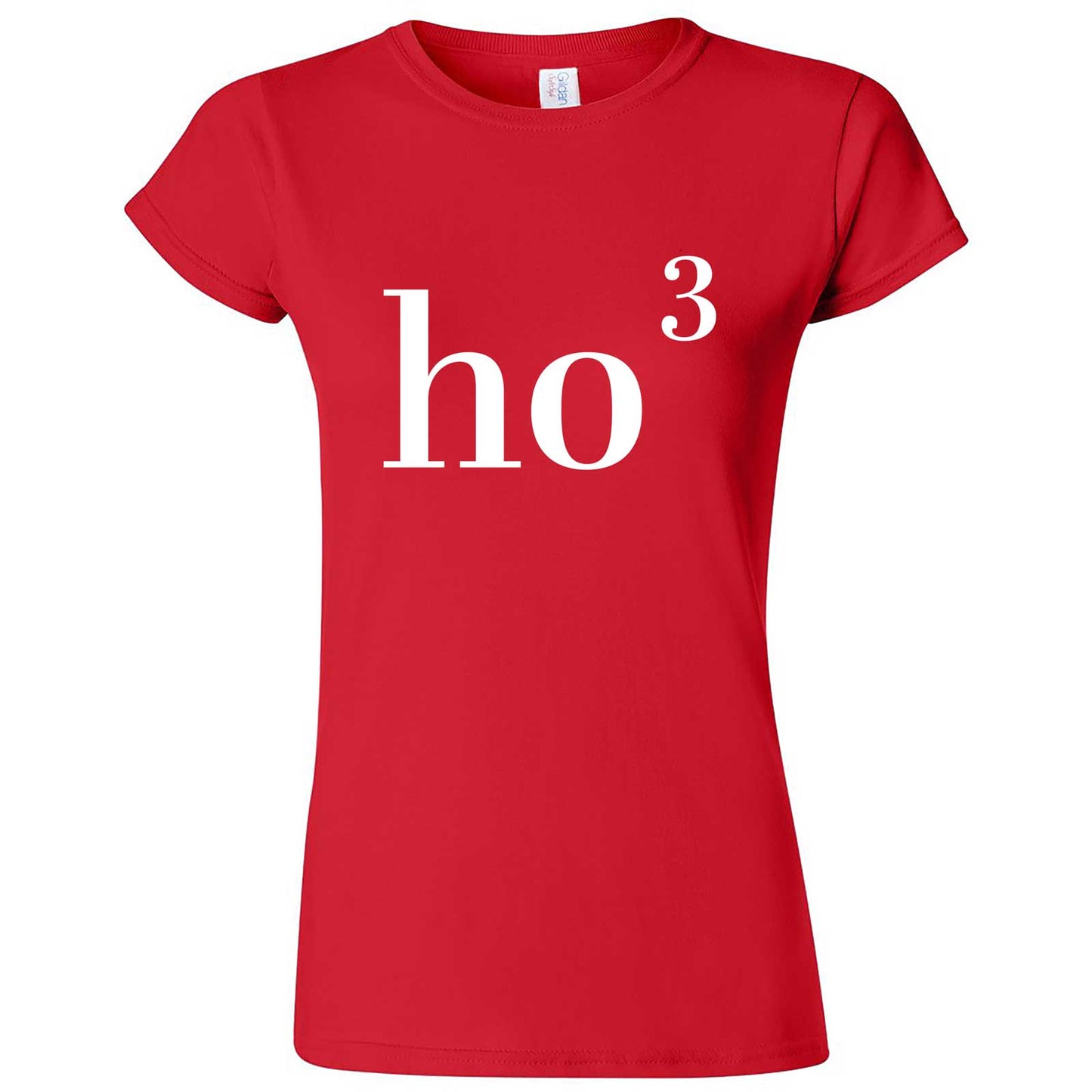  "Ho(3) Ho Ho" women's t-shirt Red