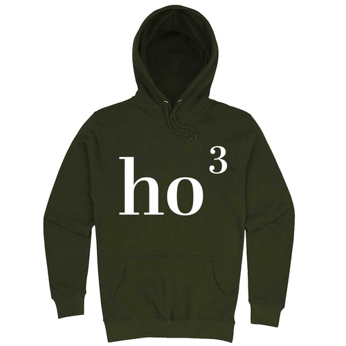  "Ho(3) Ho Ho" hoodie, 3XL, Army Green