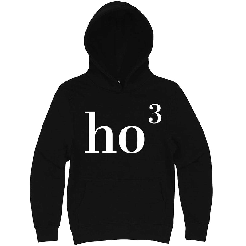  "Ho(3) Ho Ho" hoodie, 3XL, Black