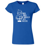  "Ho Ho Hold My Beer" women's t-shirt Royal Blue