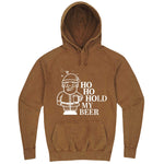  "Ho Ho Hold My Beer" hoodie, 3XL, Vintage Camel