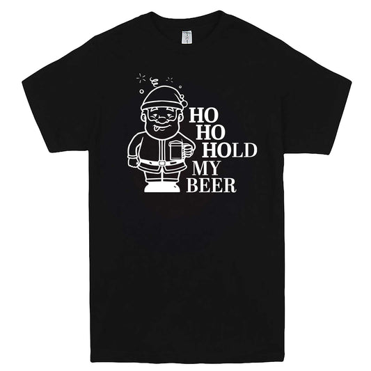  "Ho Ho Hold My Beer" men's t-shirt Black