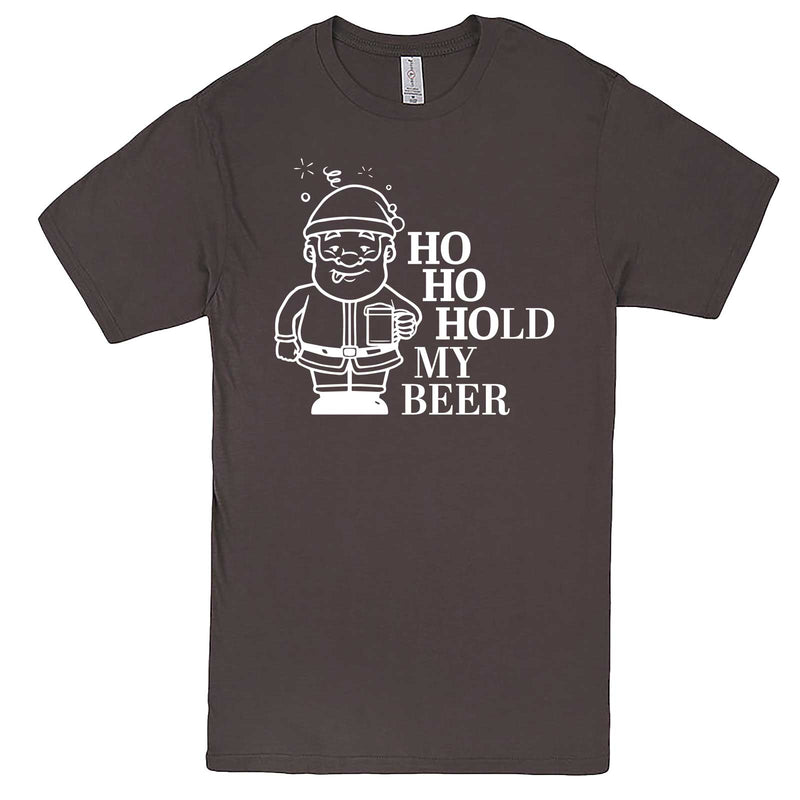  "Ho Ho Hold My Beer" men's t-shirt Charcoal