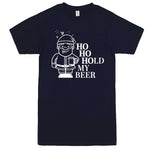  "Ho Ho Hold My Beer" men's t-shirt Navy-Blue
