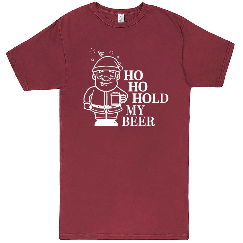  "Ho Ho Hold My Beer" men's t-shirt Vintage Brick