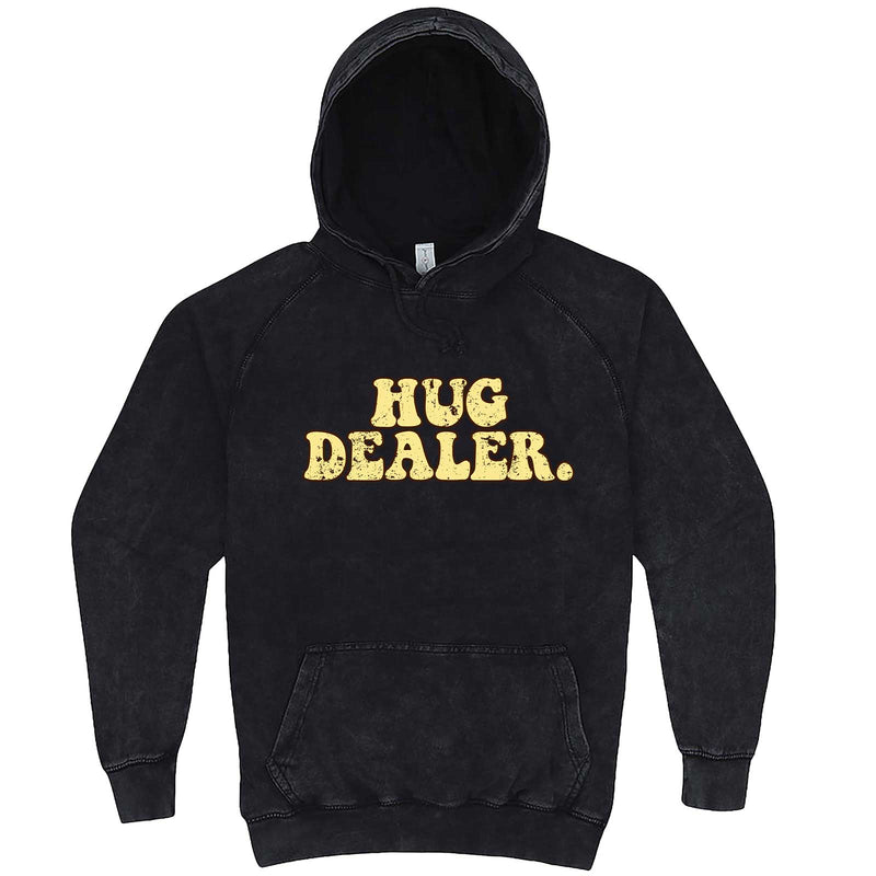  "Hug Dealer" hoodie, 3XL, Vintage Black