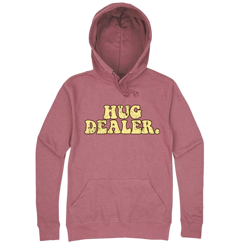  "Hug Dealer" hoodie, 3XL, Mauve