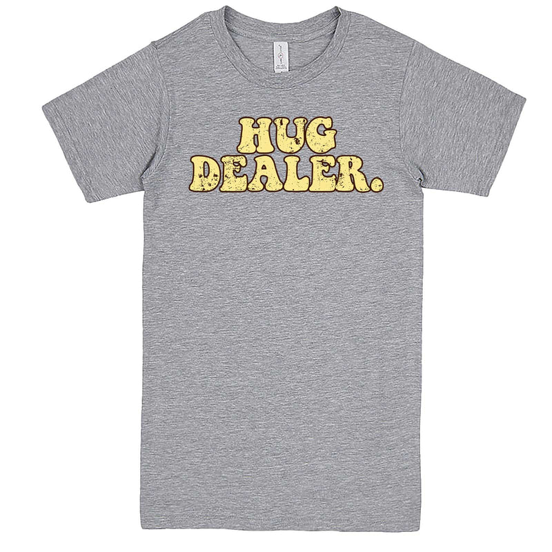  "Hug Dealer" men's t-shirt Heather-Grey