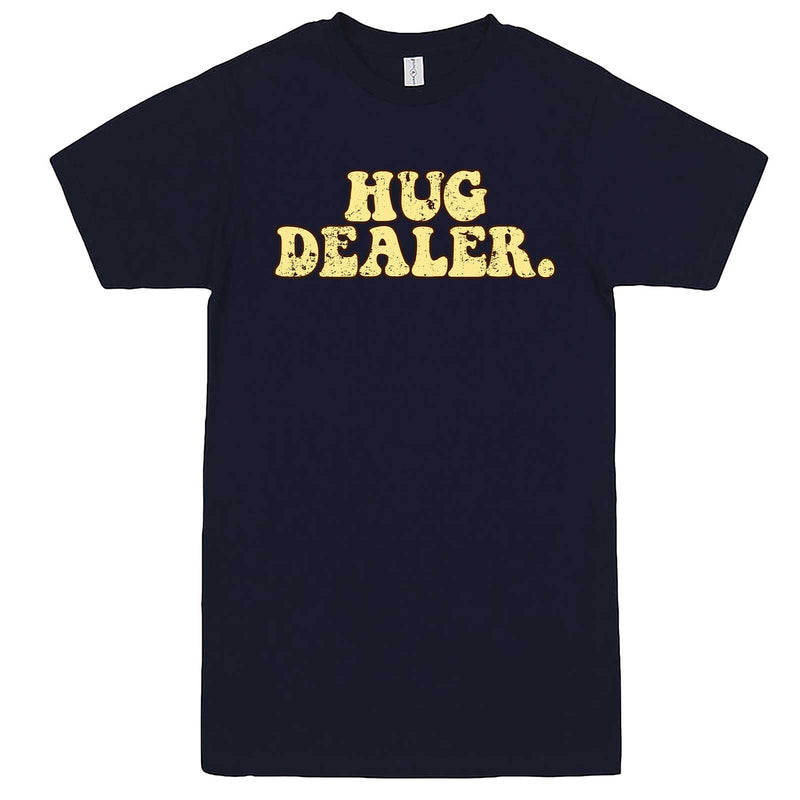  "Hug Dealer" men's t-shirt Navy-Blue