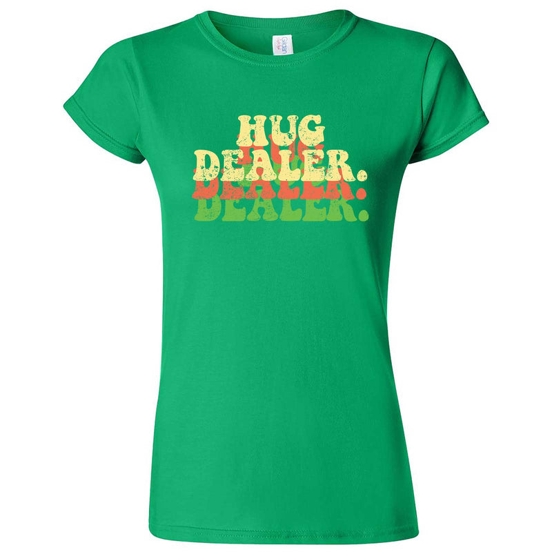  "Multiple Hug Dealer" women's t-shirt Irish Green