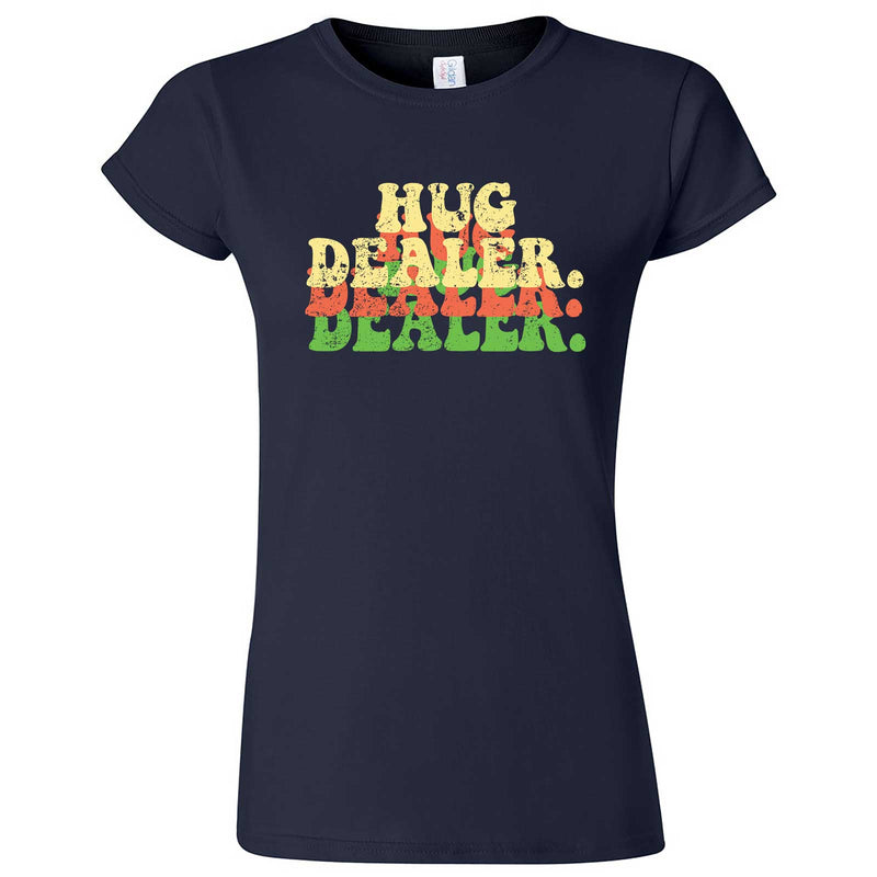  "Multiple Hug Dealer" women's t-shirt Navy Blue
