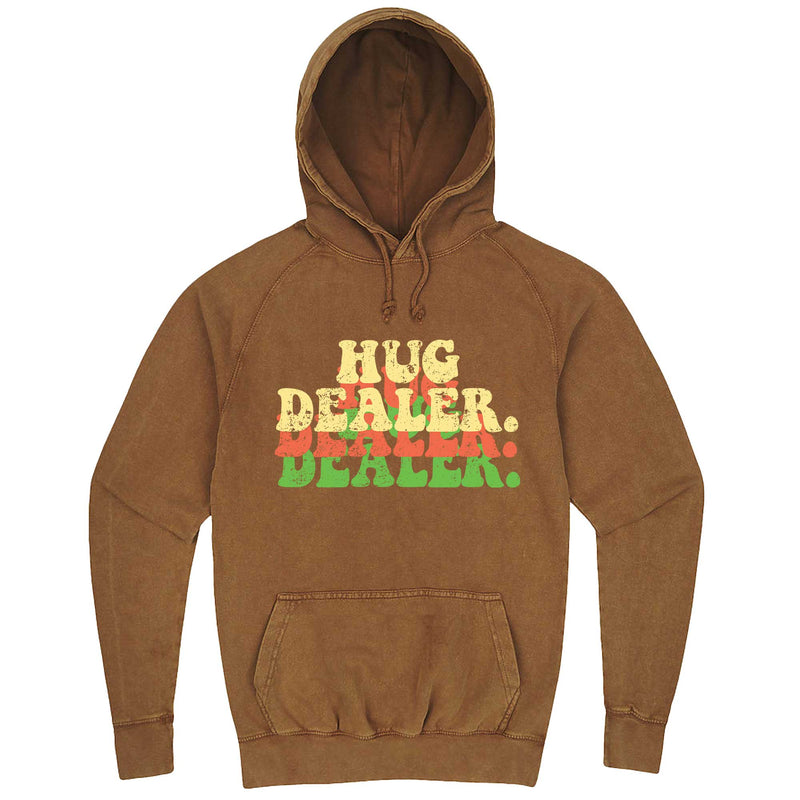  "Multiple Hug Dealer" hoodie, 3XL, Vintage Camel