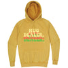  "Multiple Hug Dealer" hoodie, 3XL, Vintage Mustard