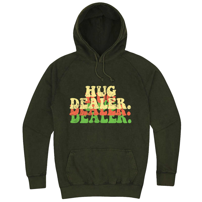  "Multiple Hug Dealer" hoodie, 3XL, Vintage Olive