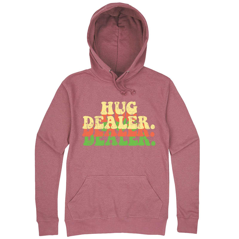  "Multiple Hug Dealer" hoodie, 3XL, Mauve