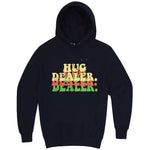  "Multiple Hug Dealer" hoodie, 3XL, Navy