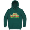  "Multiple Hug Dealer" hoodie, 3XL, Teal