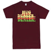  "Multiple Hug Dealer" men's t-shirt Burgundy