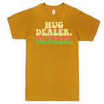  "Multiple Hug Dealer" men's t-shirt Mustard