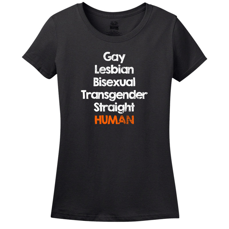 Gay Lesbian Bisexual Transgender Straight Human T-Shirt