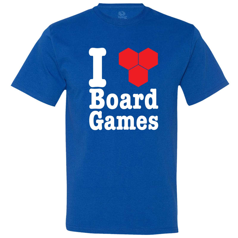  "I Love Board Games" men's t-shirt Royal-Blue