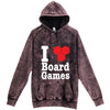  "I Love Board Games" hoodie, 3XL, Vintage Cloud Black