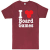  "I Love Board Games" men's t-shirt Vintage Brick