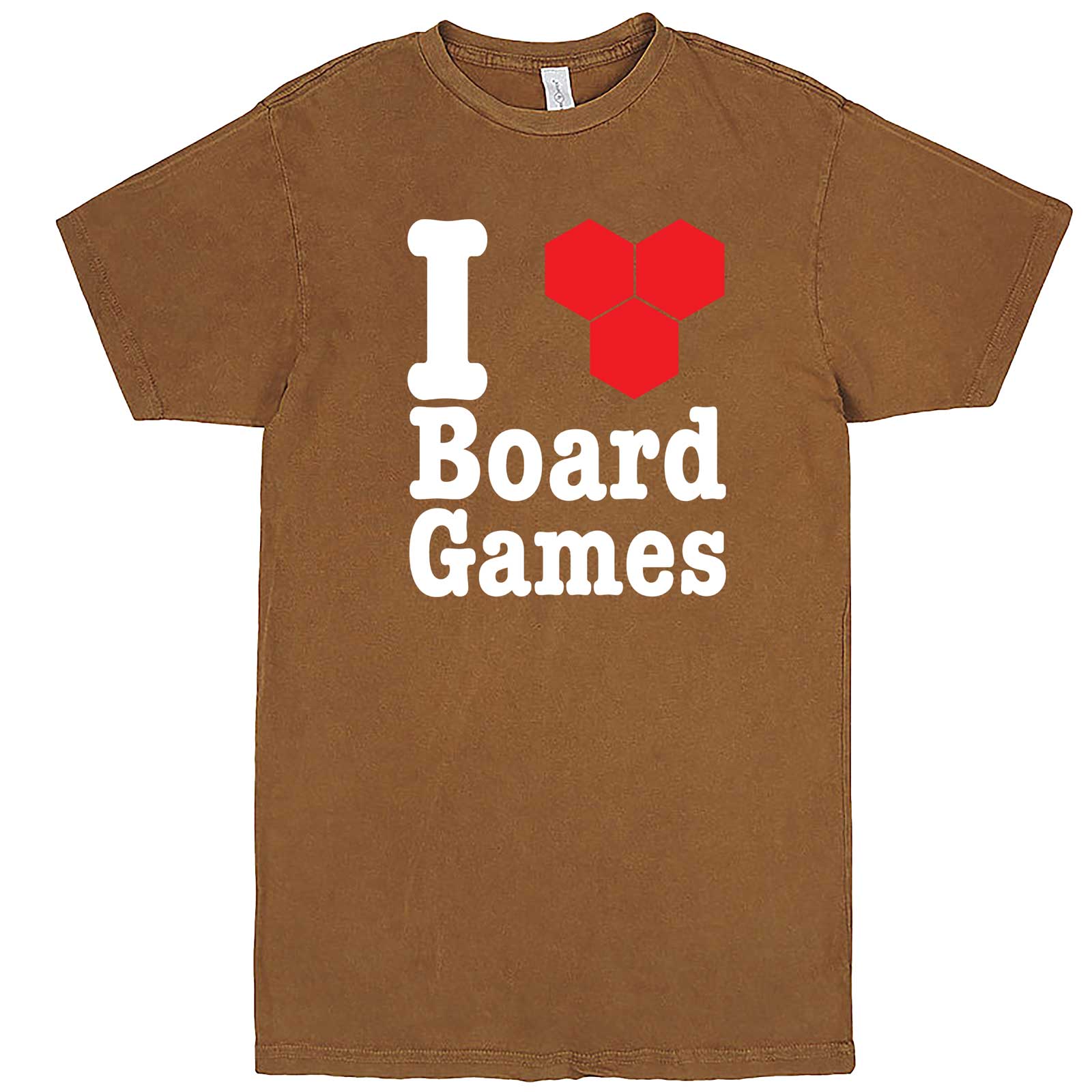  "I Love Board Games" men's t-shirt Vintage Camel