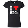  "I Love Role-Playing Games" women's t-shirt Black