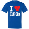  "I Love Role-Playing Games" men's t-shirt Royal-Blue