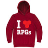  "I Love Role-Playing Games" hoodie, 3XL, Paprika
