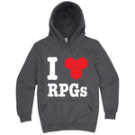  "I Love Role-Playing Games" hoodie, 3XL, Storm