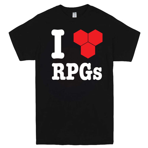  "I Love Role-Playing Games" men's t-shirt Black