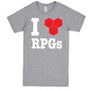  "I Love Role-Playing Games" men's t-shirt Heather-Grey