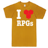  "I Love Role-Playing Games" men's t-shirt Mustard