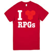  "I Love Role-Playing Games" men's t-shirt Red
